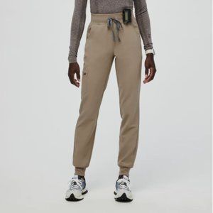 Zamora™ FIGS Jogger Scrub Pants in Latte